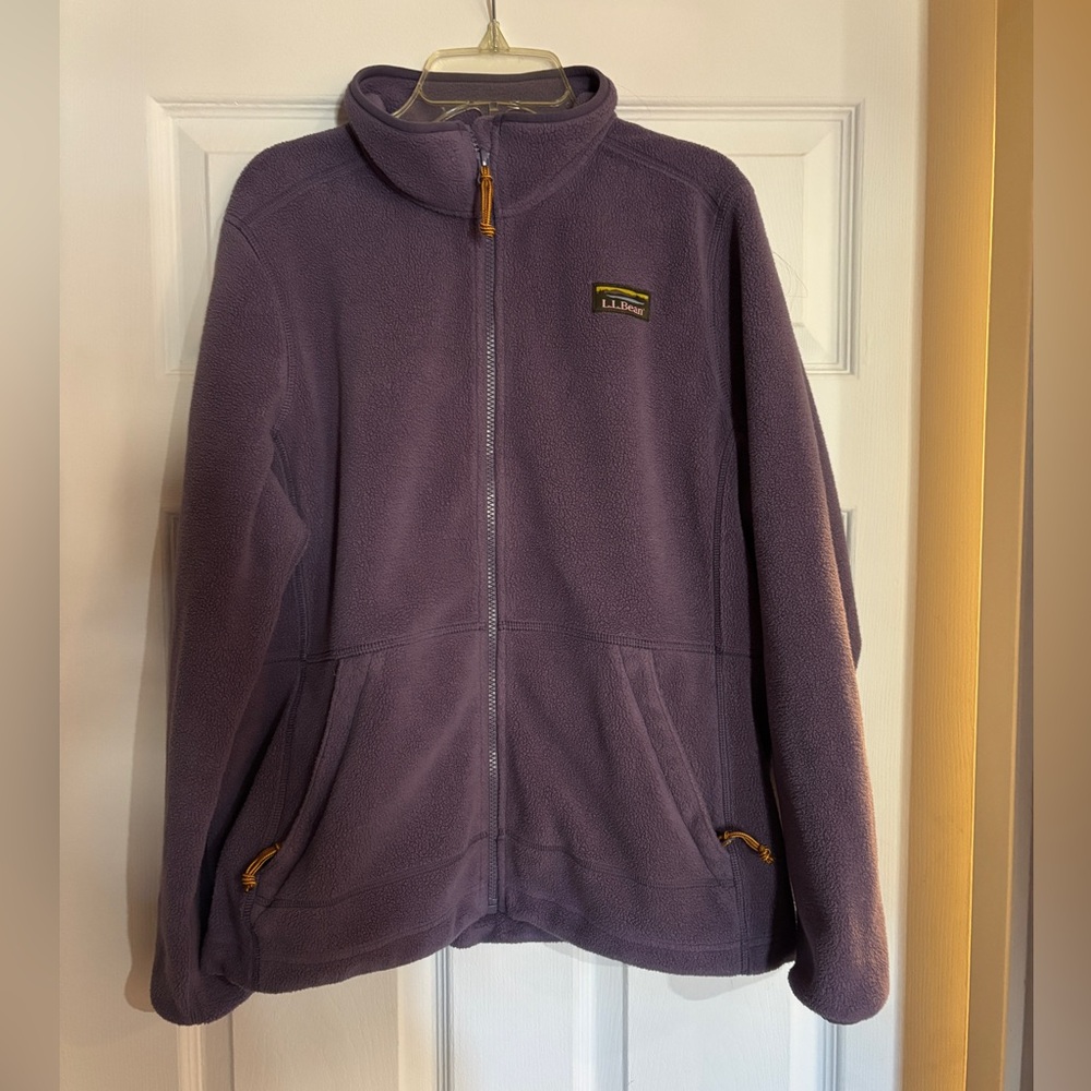 L.L. Bean Purple Fleece Jacket